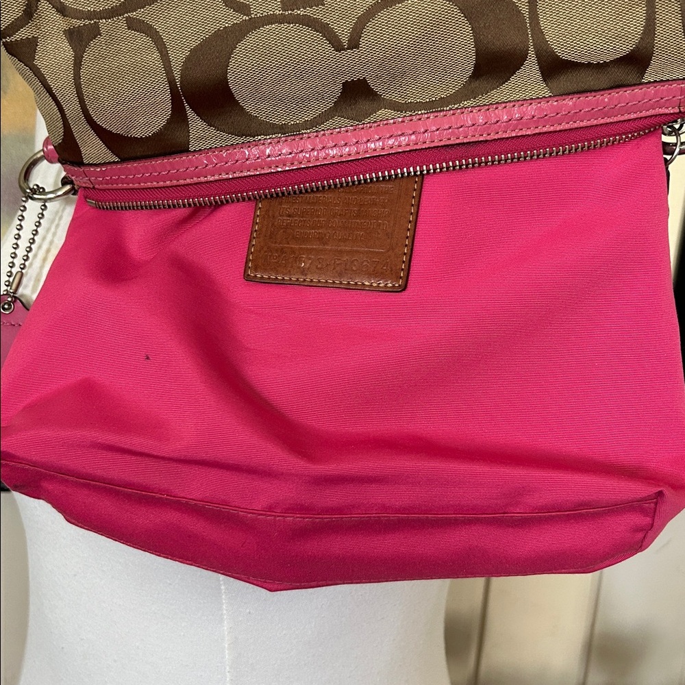 Coach Pink-Lined Handbag - Picture 3 of 16